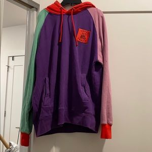 Teddyfresh color block hoodie